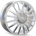 CALI OFF-ROAD SUMMIT DUALLY FRONT 9110 POLISHED MILLED SPOKES 20X8.25 8-165.1 115MM 121.3MM