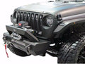 0718 WRANGLER JK/JL TEXTURED BLACK STUBBY FRONT BUMPER