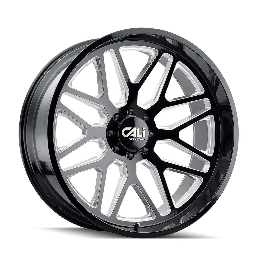INVADER (9115) GLOSS BLACK/MILLED SPOKES