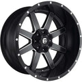 ~(58 lbs. 27X27X15)~ MAVERICK 24x12 5x139.70/5x150.00 MATTE BLACK MILLED (-44 mm)