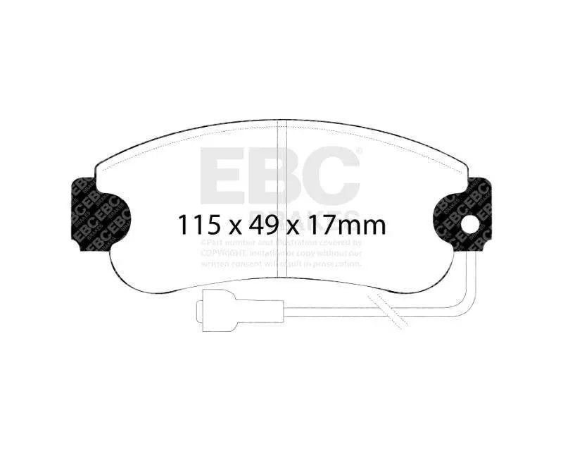 EBC S20 Brake Pad and Rotor Kit