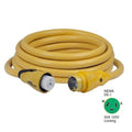 50 AMP 125V EEL CORDSET, YELLOW, 25