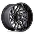 D807 24X12 5X5.0 G-BLK-MILL -44MM