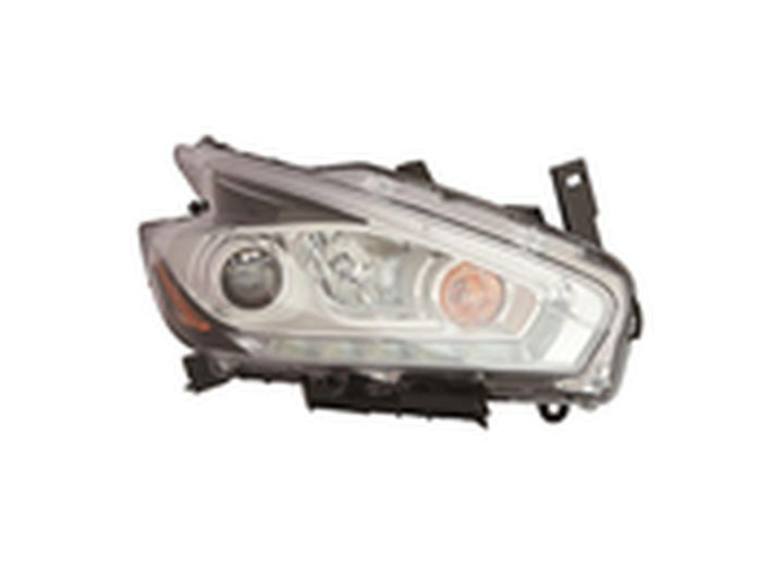 CAPA NS MURNO 18 HEADLIGHT ASSY HALOGEN BLK BEZEL RH