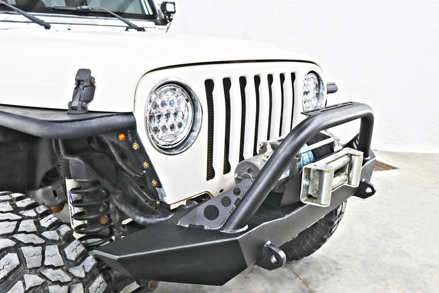 TJ LJ YJ Destroyer Full Front Bumper w No Guard