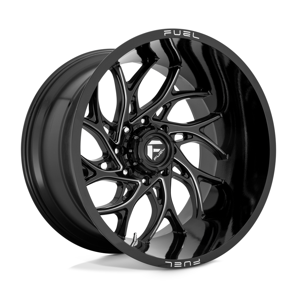 D741 22X12 5X5.5 GL-BLK-MIL -44MM