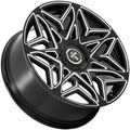 S274 24X10 5X115/120 G-BLK-MILL 15M
