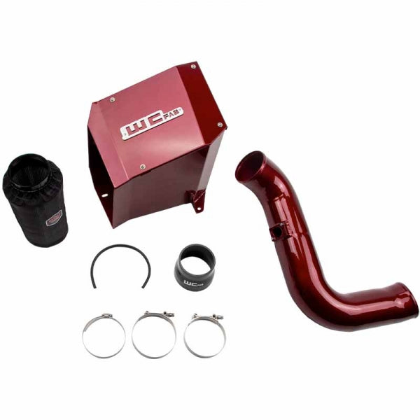 Wehrli 2004.5-2005 LLY Duramax 4in Intake Kit with Air Box - Red