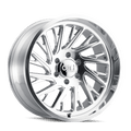 CALI OFF-ROAD PURGE 9114 BRUSHED CLEAR GLOSS 24X14 8-180 -76MM 124.1MM