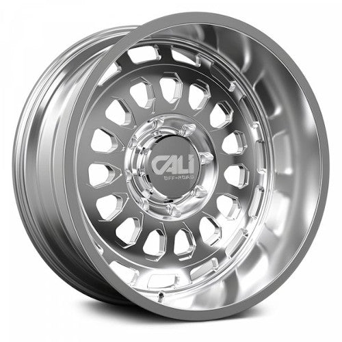 CALI OFF-ROAD PARADOX 9113 POLISHED MILLED SPOKES 24X14 6-139.7 -76MM 106MM