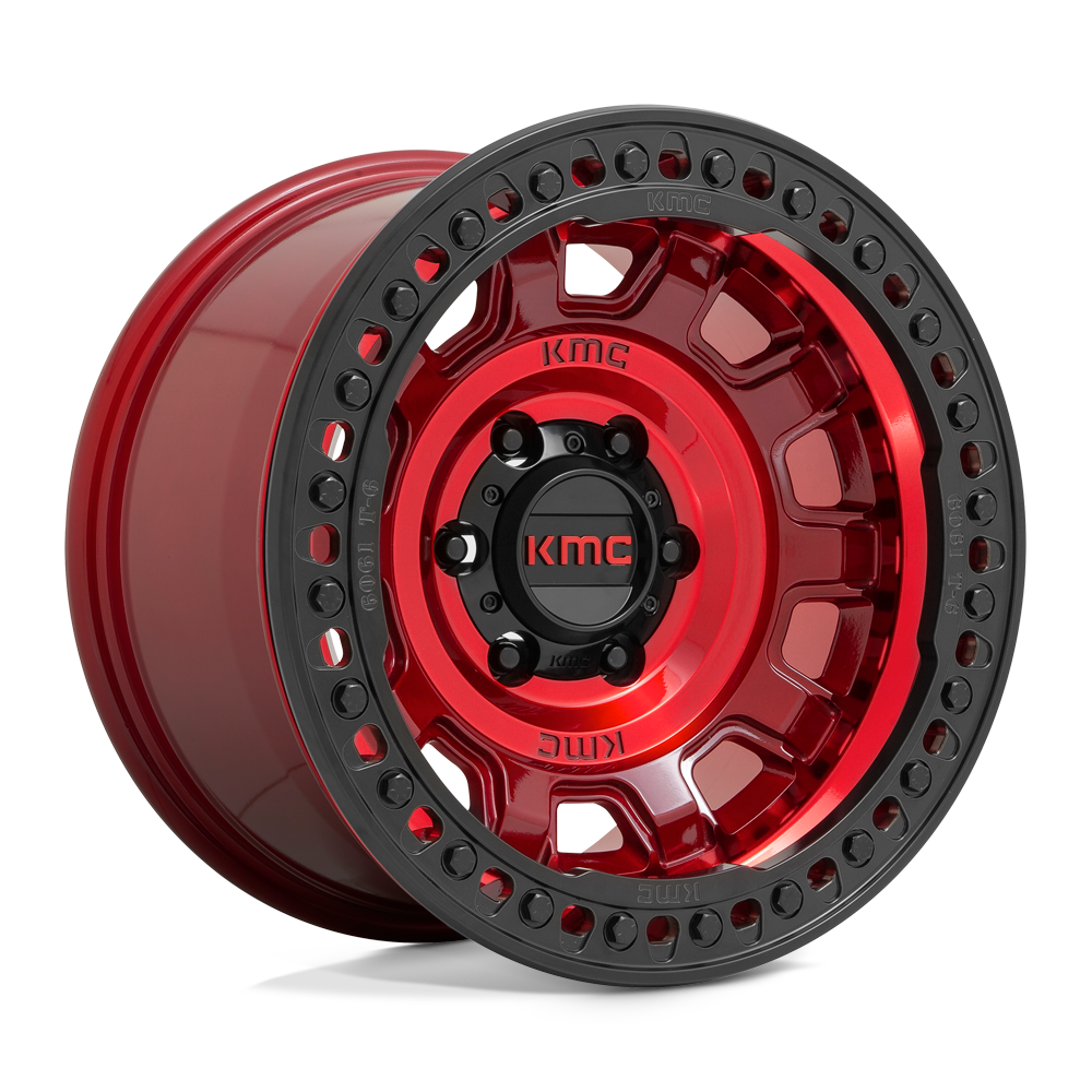 KM236 17X9 5X5.0 CANDY RED -38MM