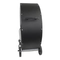 42IN 2 FAN SPEEDS DRUM FAN IN BLACK WITH WHEELS