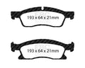 EBC S15 Brake Pad and Rotor Kit