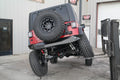 ~(10 lbs. 8X4X4)~ 18-Current - JLU Rear Interior Cargo Rack - Textured Black Powder Coat Aluminum Textured Black PC