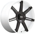 Wheel Pros R908 22X10 5X130 WHT M-BLK-SPK 56MM