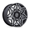 S274 24X9 5X115/120 G-BLK-MILL 15MM