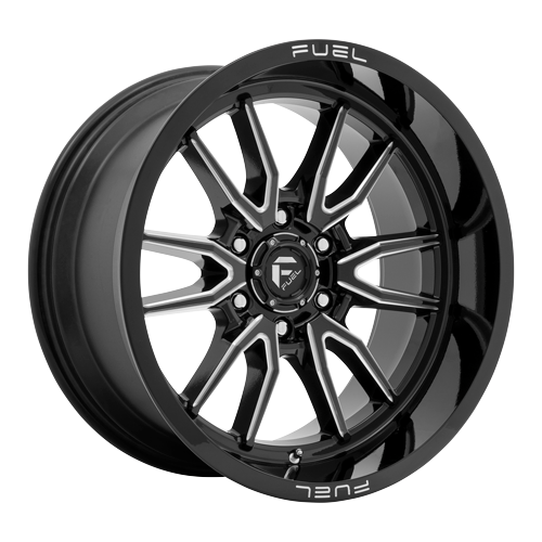 D761 22X12 8X6.5 G-BLK MILL -44MM