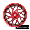 D742 26X14 6X5.5 GL-RED-MIL -75MM