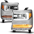 ANZO headlights close-up