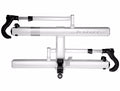 SHERPA 2.0 1.25IN 2BIKE RACK PEARL AND SILVER ANODIZE