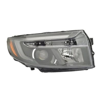 CAPA RH HEADLIGHT ASSY LED RTLE/ BLK EDITION; 7 PIN HD RIDGELINE 21C; PASSPORT 22C