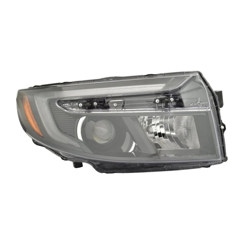 CAPA RH HEADLIGHT ASSY LED RTLE/ BLK EDITION; 7 PIN HD RIDGELINE 21C; PASSPORT 22C