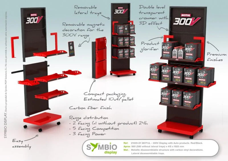 Motul 300V Rack