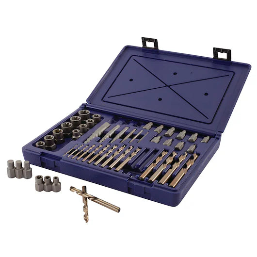 48PC MASTER SCREW EXTRACTOR + DRILL BIT SET