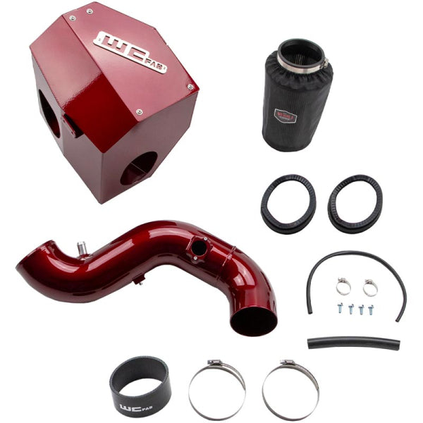 Intake Kit 4in. for 13-18 Cummins 6.7L Orange Frost