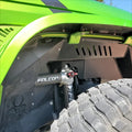 ~(34 lbs. 44X24X7)~ Crawler 4.5IN Rear Flare w/Skeletos - Textured Black Powder Coat