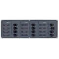 DC PANEL - 12-WAY - NO METER - HORI