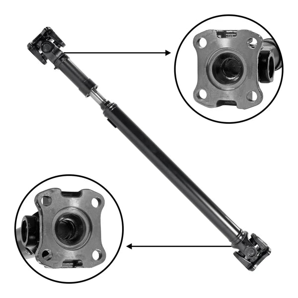 NEW USA Standard Front Driveshaft for F150 F250 35.25 Flange to Flange F250 FRNT DRIVESHAFT 98
