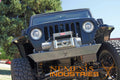~(20 lbs. 39X15X7)~ Crawler Replacement/Overlay 4.5IN Front Flare w/Skeletos - Semi Gloss Black Powder Coat