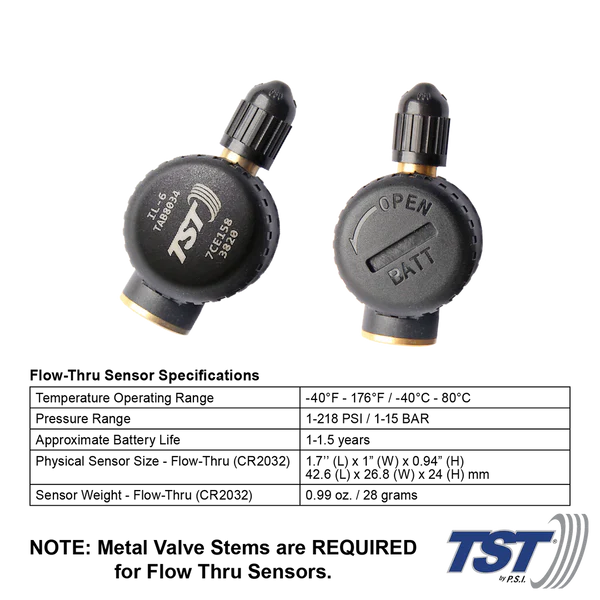 770 SERIES 4 FLOW THRU SENSOR TPMS