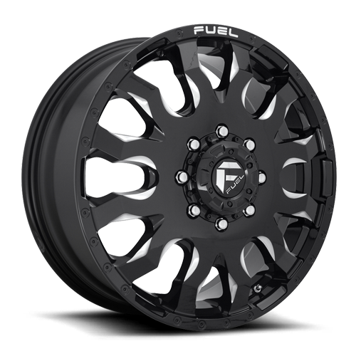D673 20X8.25 8X6.5 GL-BLK-MIL -246M