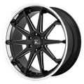 ABL29 22X10 6X5.5 G-BLK MILL CHR LP