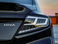 22C SUBARU SPECAR LED TAILLIGHTS SMOKE LENS BLACK BASE WHITE BAR