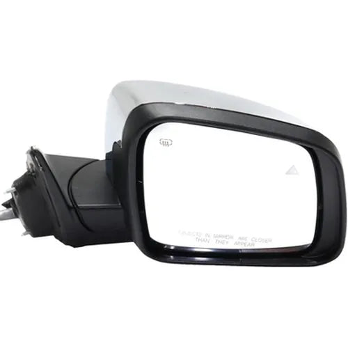 RH MIRROR OTR REAR VIEW W/BLIND SPOT DETECT;W/O AUTO DIMMER;CODE GYC;CHROME GRD CHEROKEE 1416