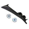 ~(1.3 lbs. 8X6X6)~ 03-09 DODGE CUMMINS EV2 White Face/Blue Pointer/Chrome Bezel Pyro-Boost-Pillar
