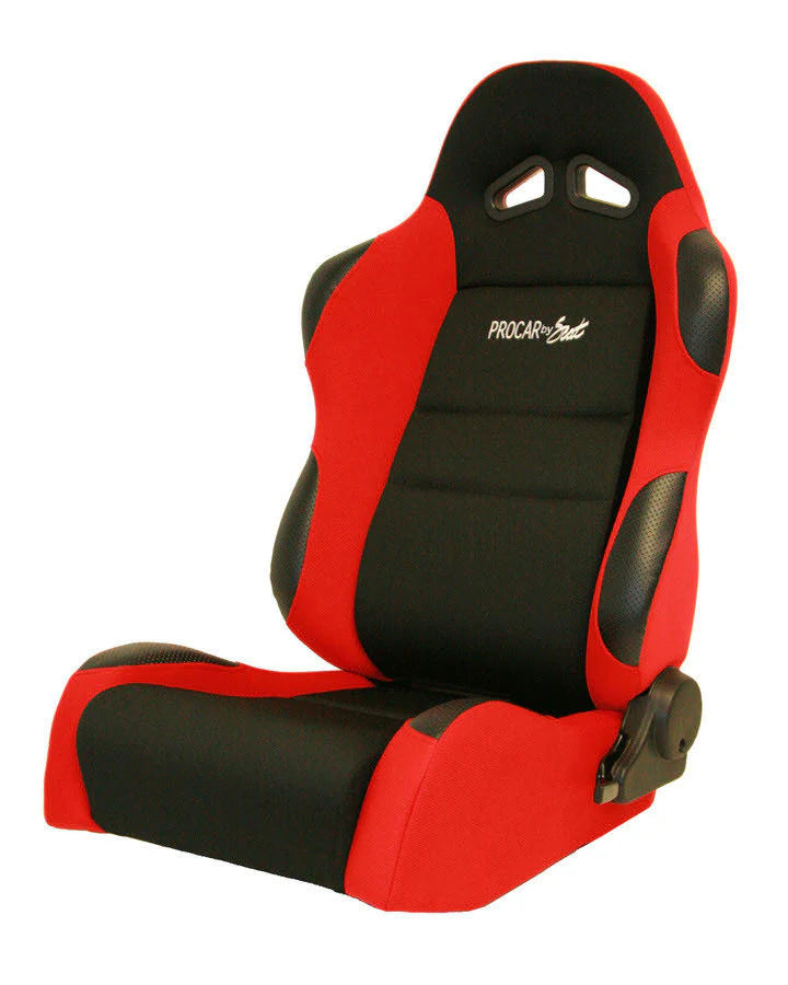 RAVE SPORT RECLINER RED VELOUR LEFT