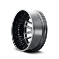 MAYHEM COGENT 8107 GLOSS BLACK MILLED PRISM RED 22X10 8-165.1 -19MM 130.8MM