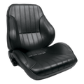 RALLY RECLINER LOW BACKW/O HEADREST RED VINYL RIGHT
