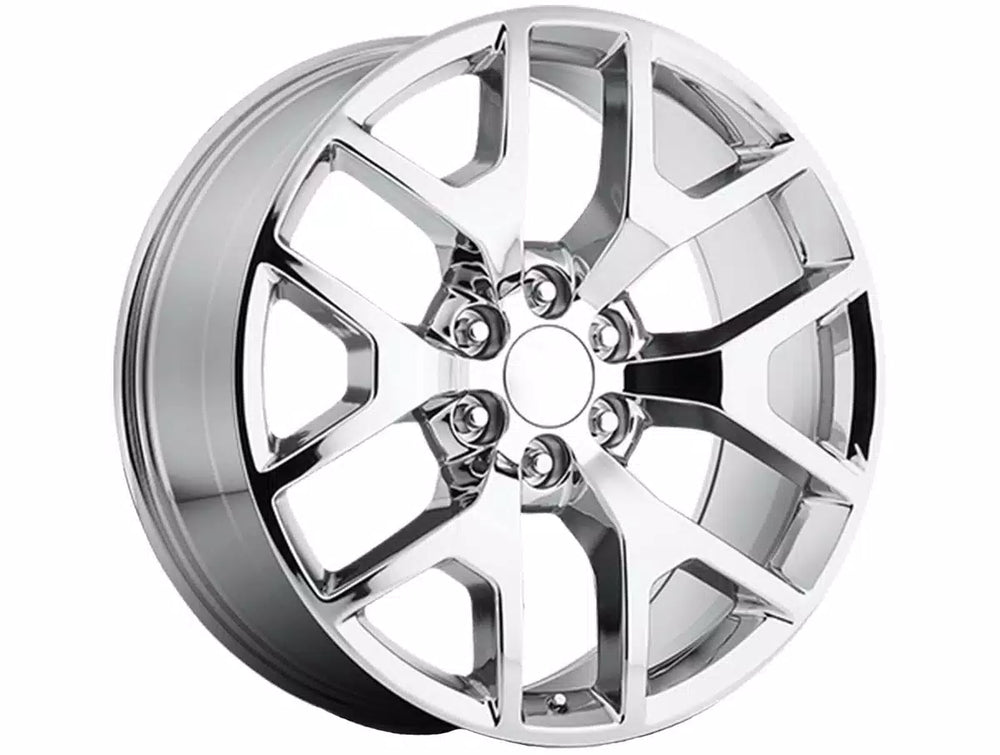 REV WHEELS REPLICA 586 SERIES 24X10 6x139.7/6x5.5 +32MM OS CHROME