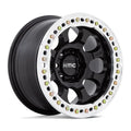 KM237 17X9 5X5.0 S-BLK-MACH-RG -38M