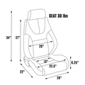 ELITE RECLINER W/LUMBAR BARE LEFT
