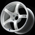Advan TC4 16x7.0 / +35 Offset / 5x98 / 58mm Bore / Racing White Metallic and Ring
