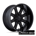 D853 20X9 5X5.5/150 M-BLK G-BLK-LP