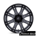 D853 22X9 5X5.5/150 M-GNMTL BLK-LP