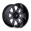 D853 22X9 5X5.5/150 M-GNMTL BLK-LP
