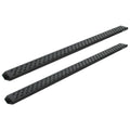 22C TUNDRA CREWMAX CAB 6.5IN SAWTOOTH SLIDE TRACK RUNNING BOARDS BLACK TXD ALUMINUM